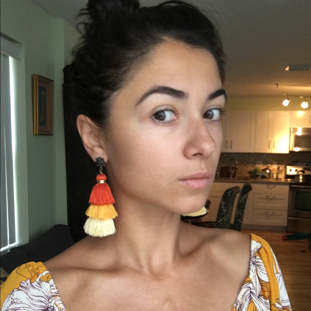 Handmade Citrine Earring